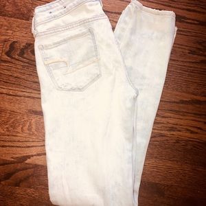 American Eagle outfitters acid wash jeans